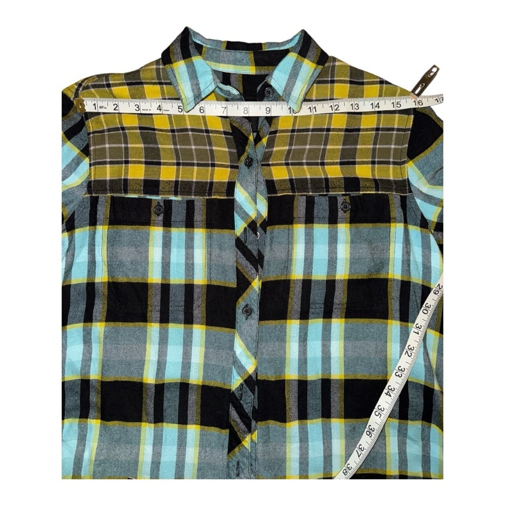 Rails Brando Plaid Button Down Sky Mixed Flannel … - image 15